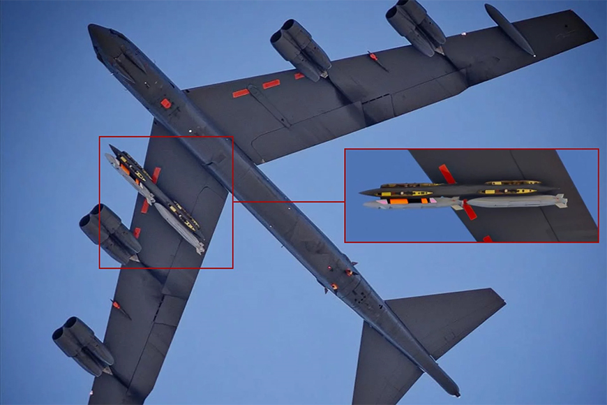 Quân sự thế giới hôm nay (6-11): Máy bay ném bom B-52 của Mỹ mang tên lửa hành trình tầm xa AGM-181A?